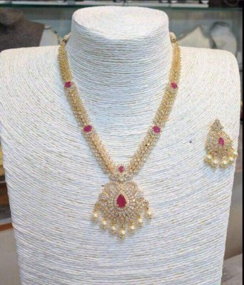 1 gram gold jewellery necklaces