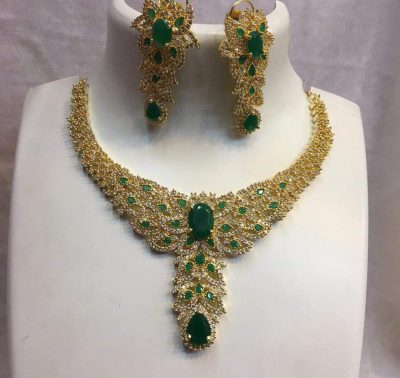 1 gram gold jewellery necklaces design