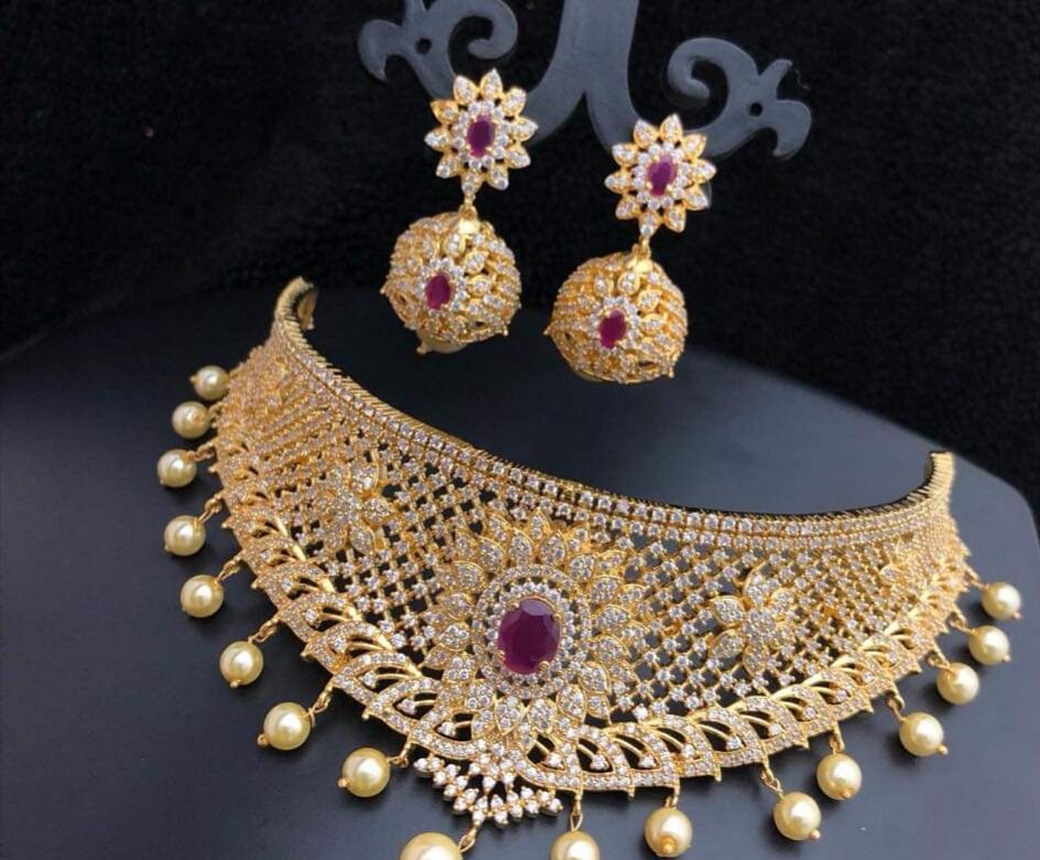 1 gram gold antique jewellery