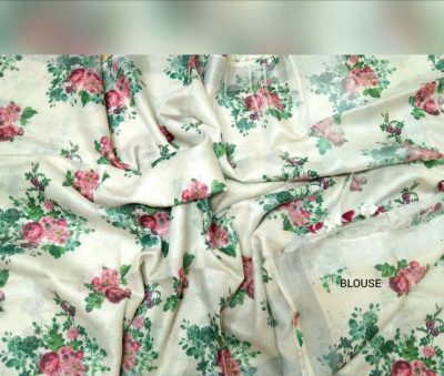 digital printed linen sarees online