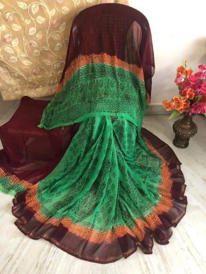 pure georgette sarees with price