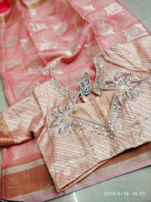 Beautiful kota saree collections with designer blouse (8)