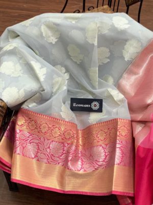 buy Fancy organza sarees online (1)