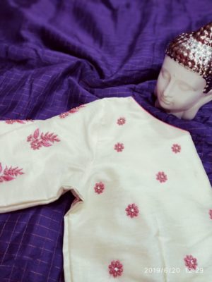chiffon sarees with designer blouse (9)