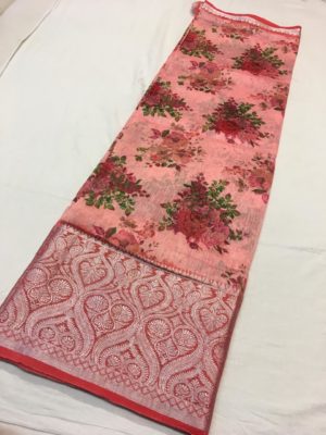 digital printed linen sarees online (4)