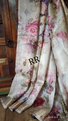 silk linen sarees printed design (24)