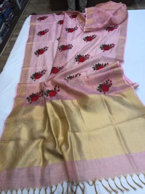 tissue embroidered sarees (3)