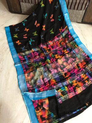 butterfly digital printed sarees (1)