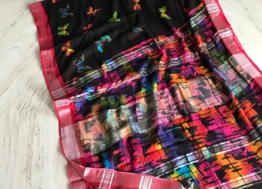 butterfly digital printed sarees (3)