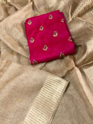 tissue linen sarees (14)