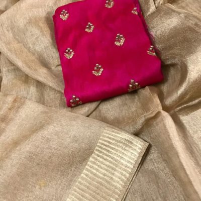 tissue linen sarees (7)
