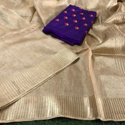 tissue linen sarees (8)