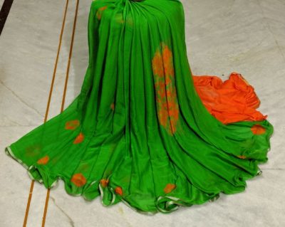 Chiffon sarees with shibori design (7)