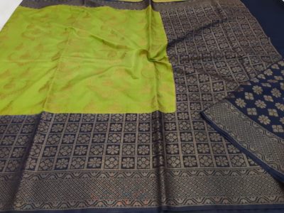 Dupion banarasi sarees with border (5)
