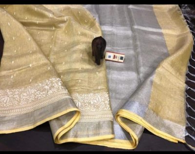 EXCLUSIVE PURE TISSUE LINEN WITH EMBROIDARY (5)