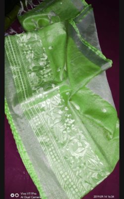EXCLUSIVE PURE TISSUE LINEN WITH EMBROIDARY (7)