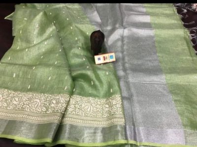 EXCLUSIVE PURE TISSUE LINEN WITH EMBROIDARY (8)
