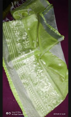 EXCLUSIVE PURE TISSUE LINEN WITH EMBROIDARY (9)