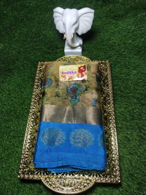 Kota lite weight sarees with floral print (5)