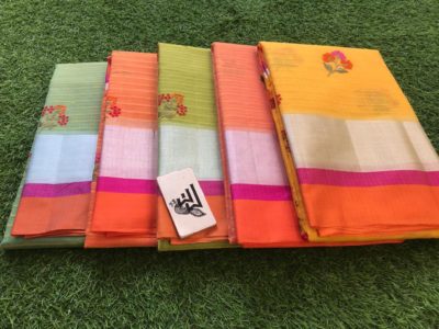 Kota sarees with embroidary with running blouse (2)