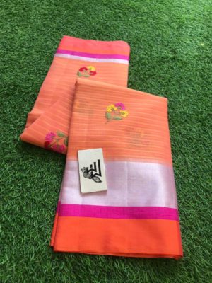 Kota sarees with embroidary with running blouse (3)