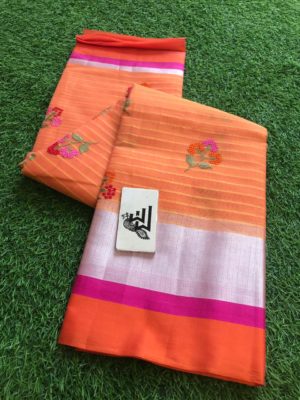 Kota sarees with embroidary with running blouse (6)