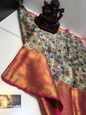 Lite weight kanchi tissues with blouse (4)