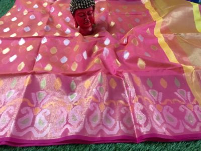 Pure chanderi brocade paithani weaving sarees (3)