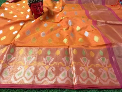 Pure chanderi brocade paithani weaving sarees (4)