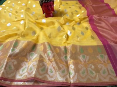 Pure chanderi brocade paithani weaving sarees (5)