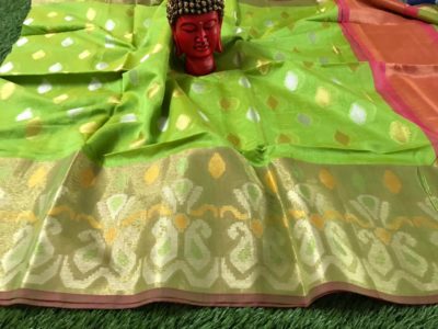 Pure chanderi brocade paithani weaving sarees (7)