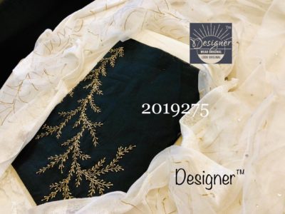 Pure chanderi designer dress materials (4)