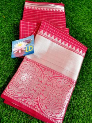 Pure handloom chanderi silk sarees with border (2)