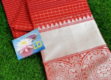 Pure handloom chanderi silk sarees with border (4)