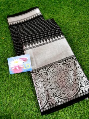 Pure handloom chanderi silk sarees with border (5)