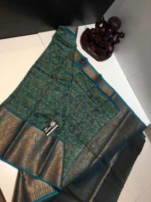 Pure handloom maheshwari prints with blouse (4)