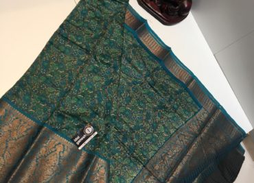 Pure handloom maheshwari prints with blouse (4)