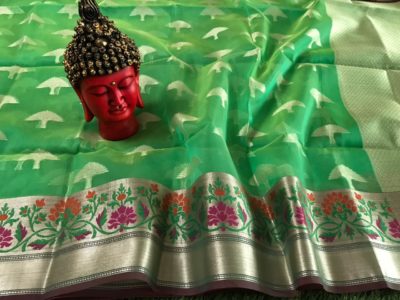 Pure kanchi organza paithani sarees (6)