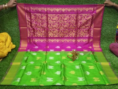 Uppada llover buta sarees with blouse (14)