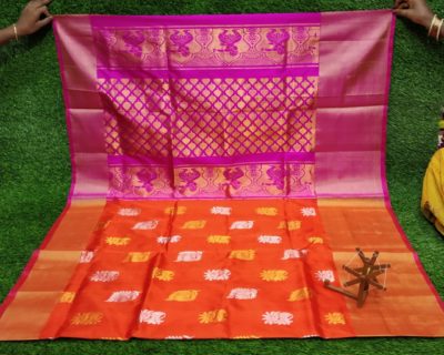Uppada llover buta sarees with blouse (19)