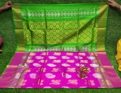 Uppada llover buta sarees with blouse (3)