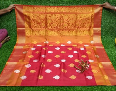 Uppada llover buta sarees with blouse (5)