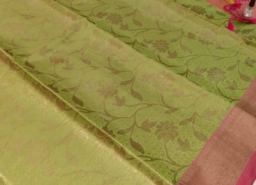Zari kota art silk banaras saree with blouse (4)