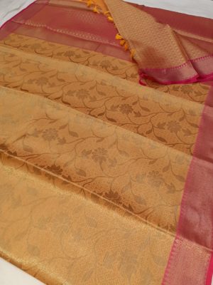 Zari kota art silk banaras saree with blouse (5)