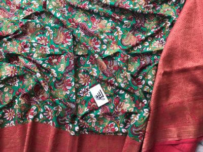benaras kalamkari jute sarees with blouse (7)