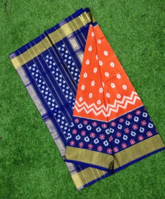 exclusive ikkat sarees with blouse (6)