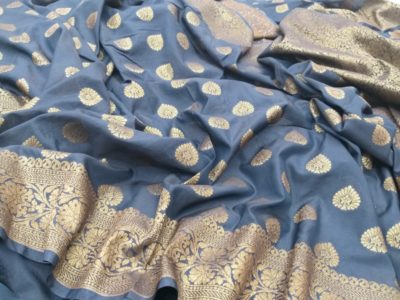handloom banarasi silk sarees with blouse (2)