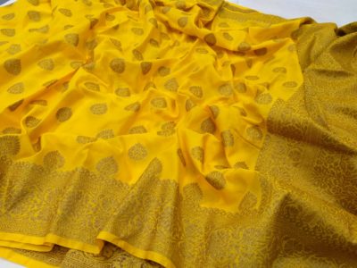 handloom banarasi silk sarees with blouse (7)