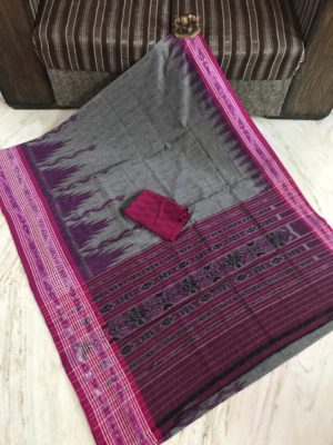 handloom ikkat mercidised cotton sarees with ikkath blouse (11)