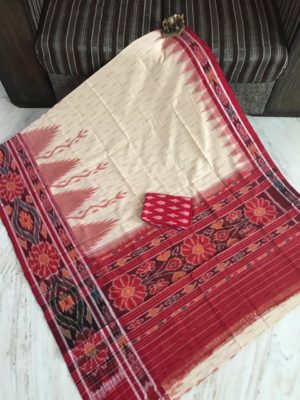 handloom ikkat mercidised cotton sarees with ikkath blouse (2)
